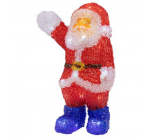 Дед Мороз световой (30 см) Санта Клаус приветствует 513-273