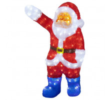Дед Мороз световой (60 см) Санта Клаус приветствует 513-272