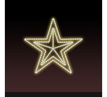 Звезда световая День Победы [0.41x0.39 м] RL-KN-9-11-WW