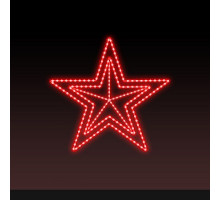 Звезда световая День Победы [0.41x0.39 м] RL-KN-9-11-R